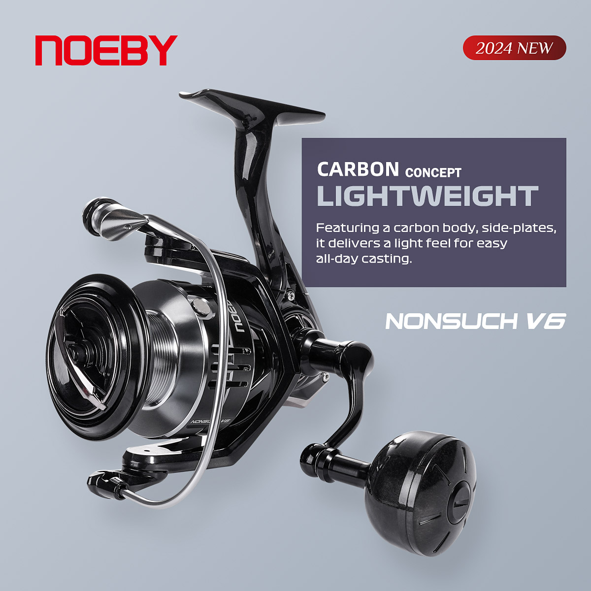 Abu Garcia Reel Max - Noeby Carbon Spinning Angelrolle 2500 3000