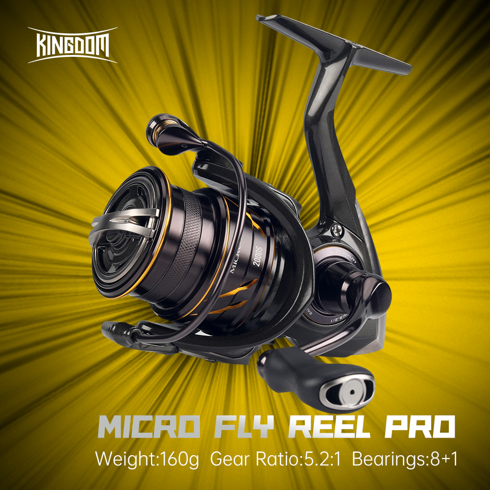 Abu Garcia Reel Max - Kingdom Micro Fly Pro Angelrolle, ultraleicht,